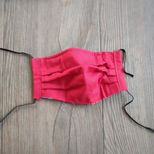 Handmade Eco-friendly face mask, Reversible face covering with filter pocket and removable nose wire, Matching mask case