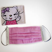 Handmade Eco-friendly face mask, Reversible face covering with filter pocket and removable nose wire, Matching mask case