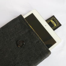 Black denim Jeanes iPad Sleeve case (iPad Air 2/ iPad mini)