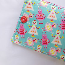 Cyan Robot-themed iPad Sleeve case (iPad Air 2/ iPad mini)