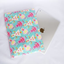Cyan Robot-themed iPad Sleeve case (iPad Air 2/ iPad mini)