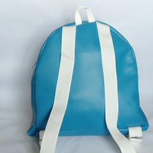 Happy owl, Petrol Blue, Faux leather, Backpack
