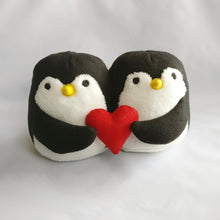 Handmade loving couple, Penguins plush toy, Stuffed toy