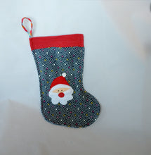 Handmade Christmas stocking, Santa Claus