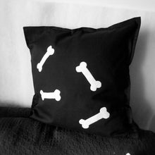Black and white, Dog themed, Throw cushion Cover, Pillow cover (Combo or Single)