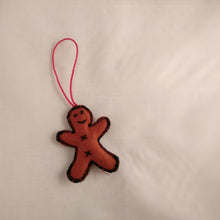 Handmade fabric Christmas tree ornament, Premium selection, Ginger cookie