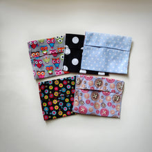 Eco-friendly face mask cases, small pockets for mask protection made with cheerful 100% cotton fabrics