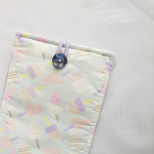 Baby blue ice-cream themed iPad Sleeve case (iPad Air 2/ iPad mini)