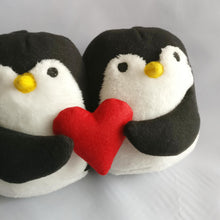 Handmade loving couple, Penguins plush toy, Stuffed toy