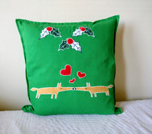Handmade Christmas cushion, Throw cushion Cover, Pillow cover (Combo or Single)