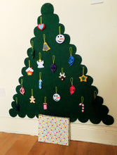Handmade fabric Christmas tree,  Wall sticker